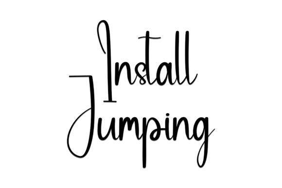 Adding Energy and Personality with Install Jumping Font