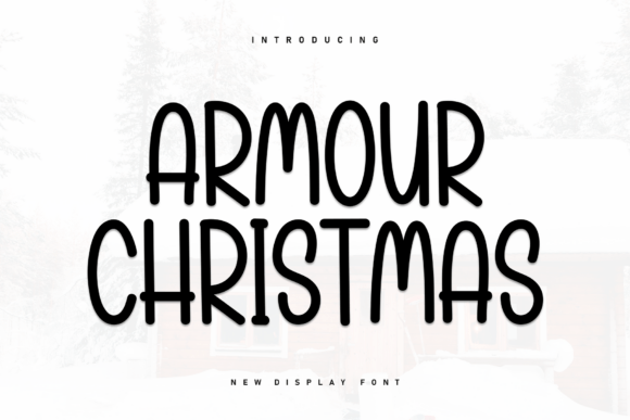 Armour Christmas: Your Craft-Friendly Marker-Style Font