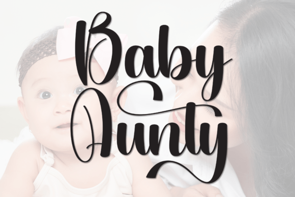 Baby Aunty: The Elegant Script Font for Crafters and Makers