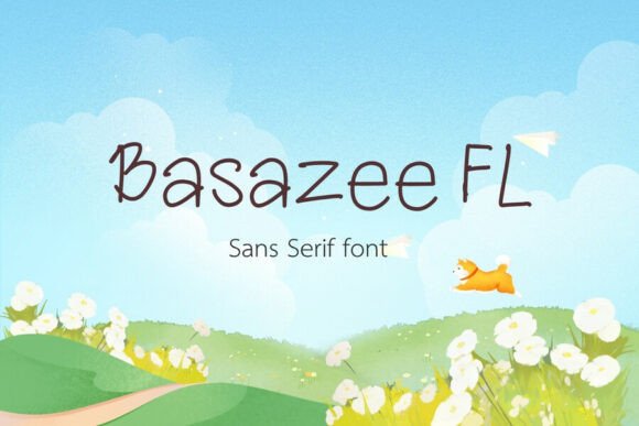 Basazee Fl: A Friendly Handwritten Font for Crafters