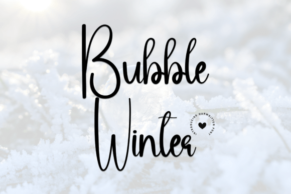 Bubble Winter Font: A Cozy Typographic Companion for Digital Projects