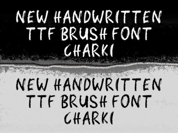 Charki: A Handwritten Brush Font for Dynamic Marketing