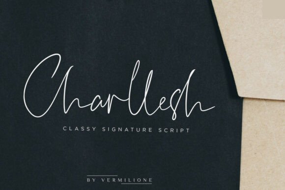 Charllesh: An Elegant Script Font for Small Business Branding