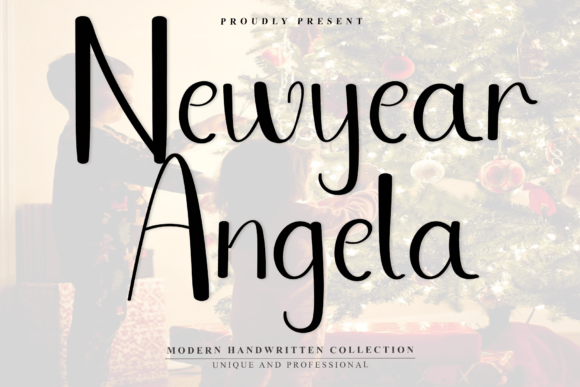 Crafting Sophistication with the Newyear Angela Typeface