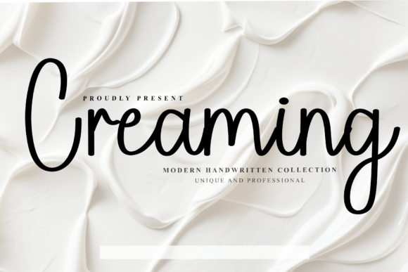 Creaming Font: A Versatile Script for Modern Digital Design