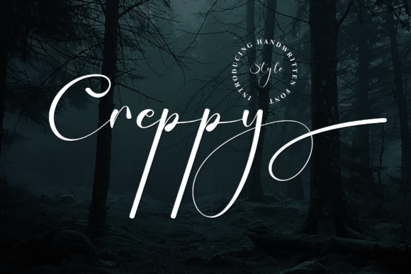 Creppy: An Editorial Font Designed for Dramatic Flourish