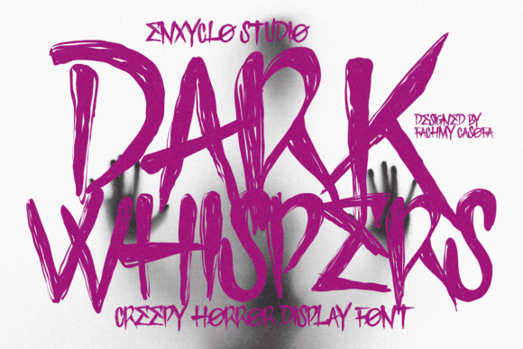 Dark Whispers: A Haunting Display Font for Web Designers