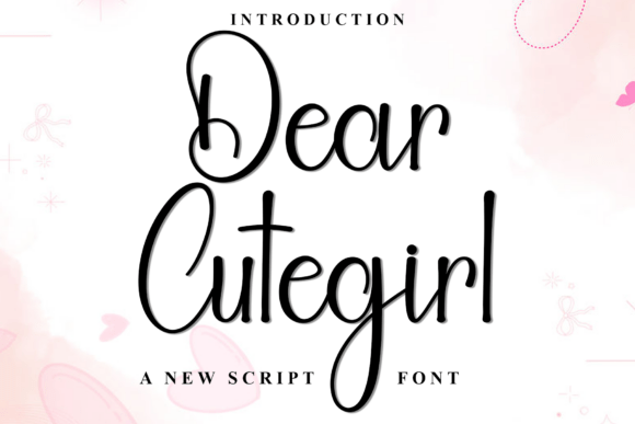 Dear Cutegirl: A Festive Font for Digital Campaigns