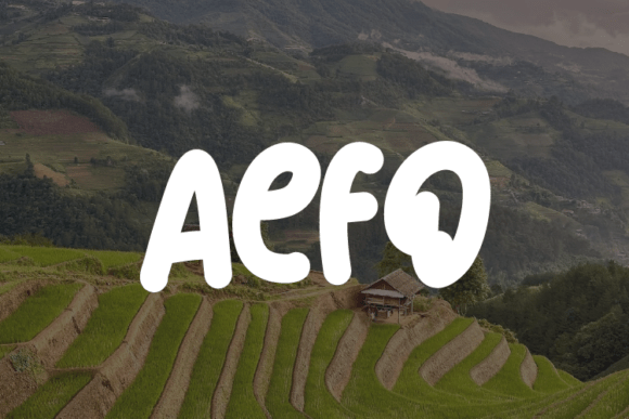 Discover Aefo: A Modern Font for Handmade Product Creation