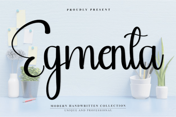 Egmenta: A Modern Script Font That Makes Your Brand Memorable