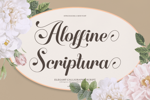 Elevate Your Brand with the Aloffine Scriptura Font