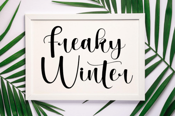 Freaky Winter: A Handwritten Font for Editorial Grace