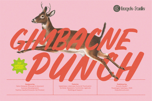 Gimbacne Punch: A Bold Brush Font for Consistent Branding