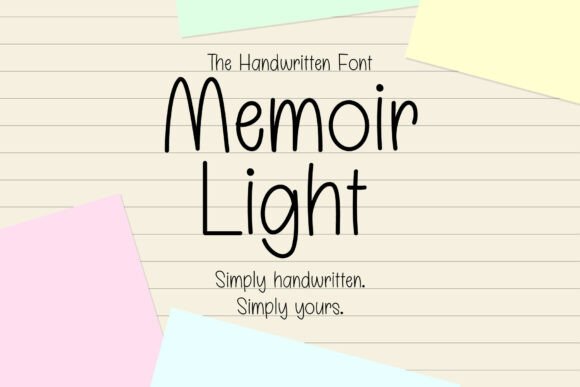 Memoir Light: A Typeface for Modern Digital Storytelling