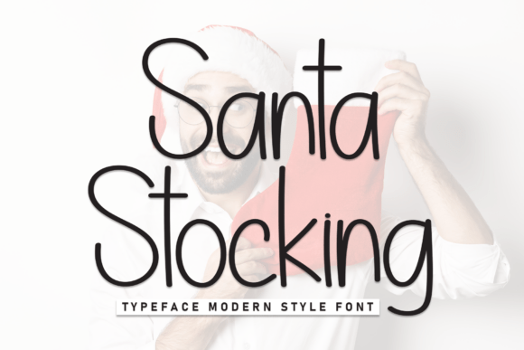 Santa Stocking Font: A Warm, Handwritten Accent for Your Brand