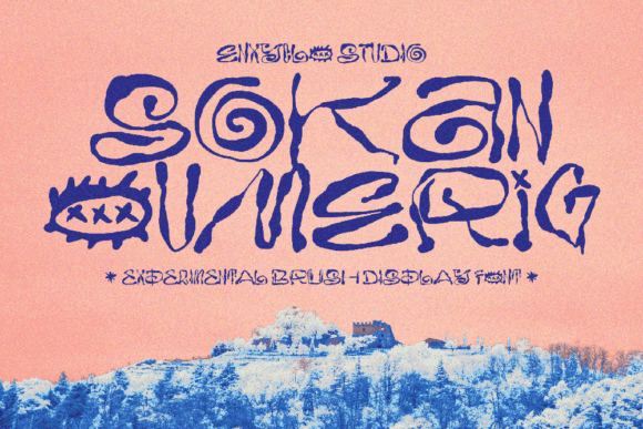 Sokan Oumerig: A Bold Brush Font for Makers