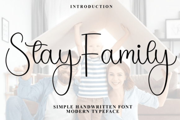 Stay Family: A Modern Script Font for Editorial Design