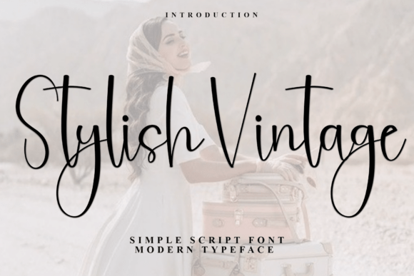Stylish Vintage: A Distinctive Script Font for Modern Web Design
