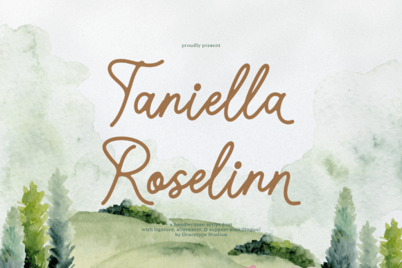 Taniella Roselinn: A Font for Modern Branding and Marketing