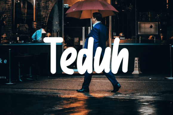 Teduh: An Elegant and Flexible Typeface for Modern Web Design