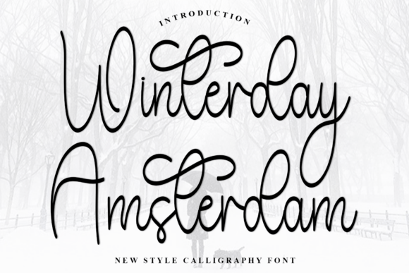 Winterday Amsterdam: The Warm Crafting Font You Need
